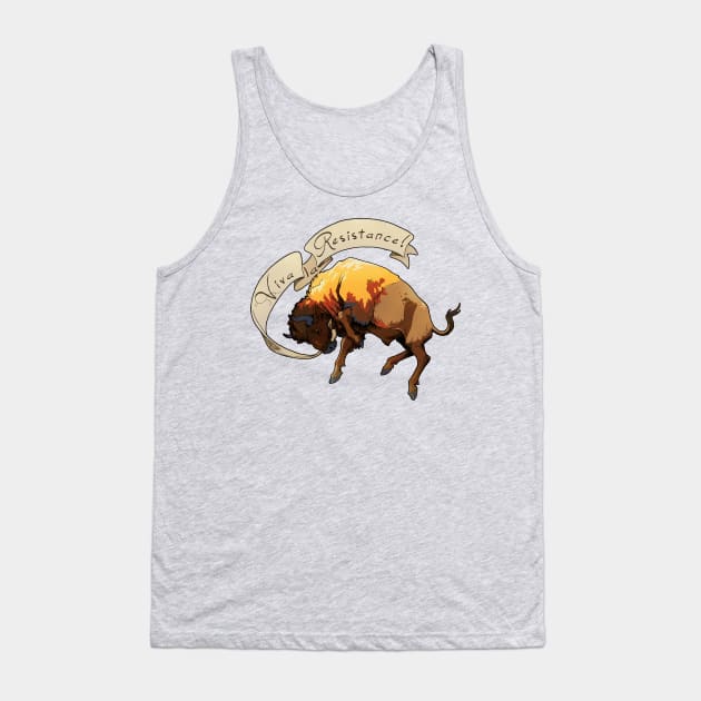 Resistance Bison Tank Top by charamath